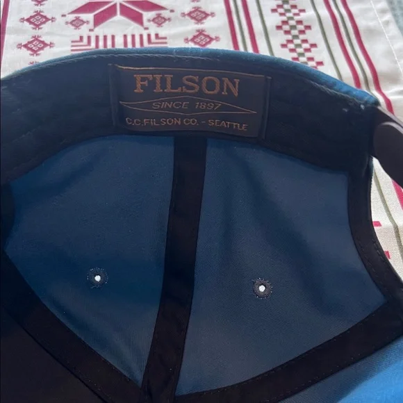 Filson Blue Logo Hat - Picture 3 of 4